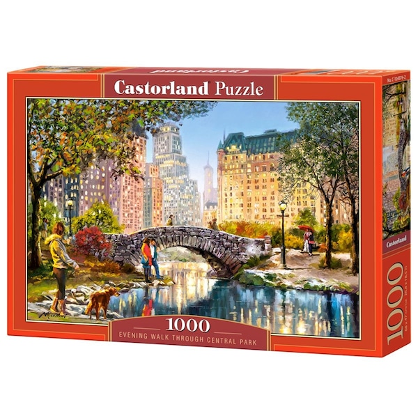 Castorland Evening Walk Through Central Park Jigsaw Puzzle - 1000 Piece C-104376-2 - main